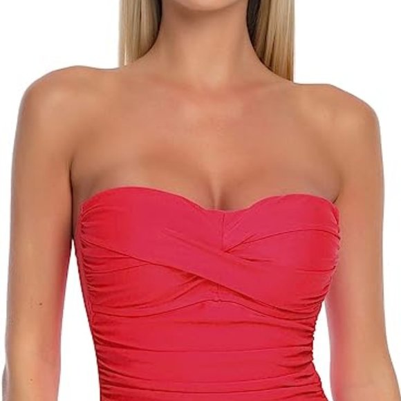 RELLECIGA Strapless One Piece Swimsuit 👄 NEW!!! - Picture 4 of 16